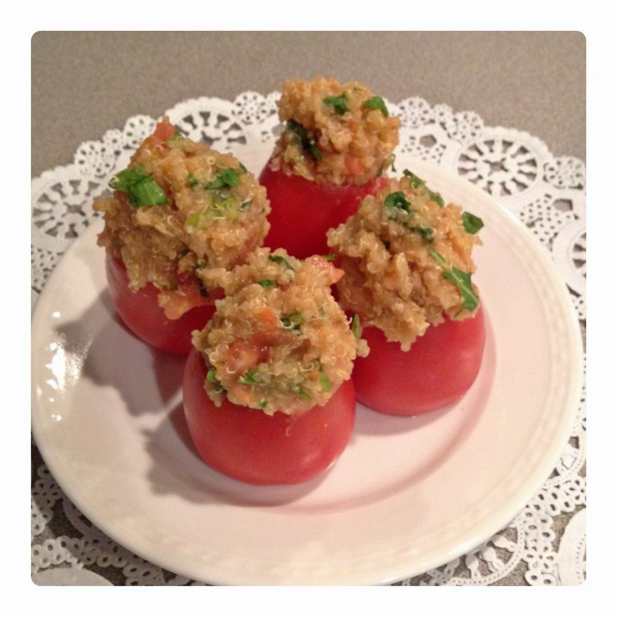 Quinoa Stuffed Tomatoes