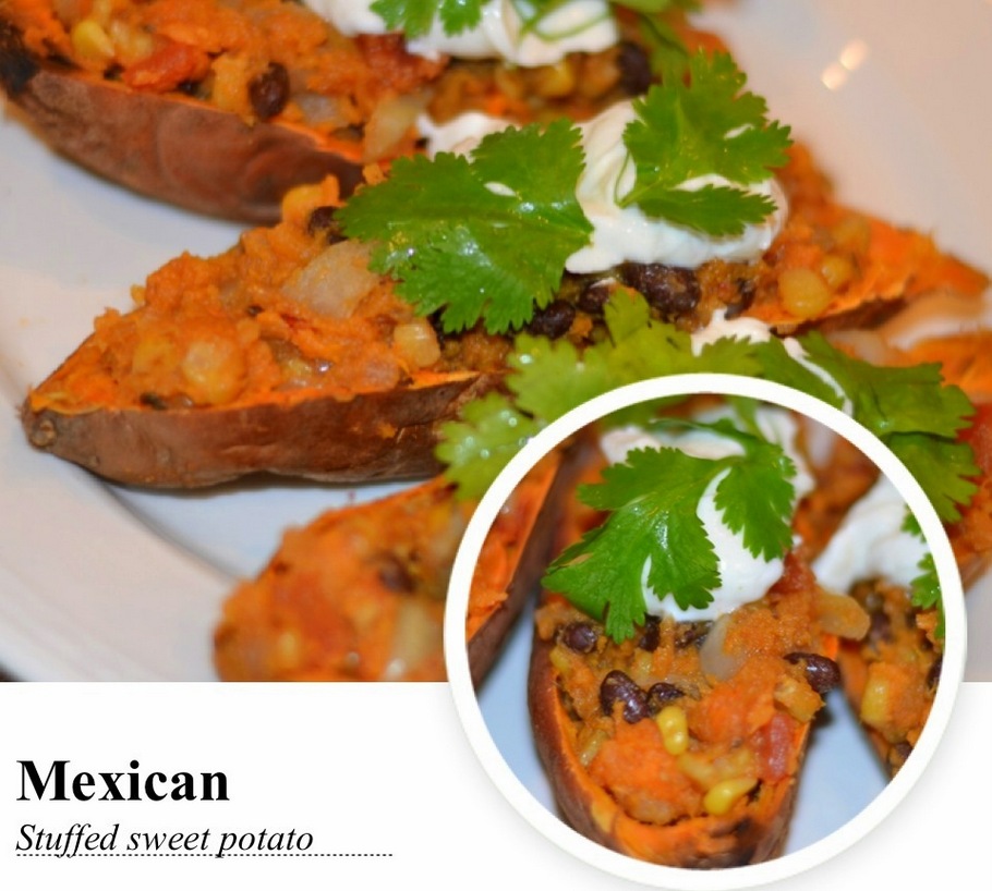 Mexican Stuffed Sweet Potatoes