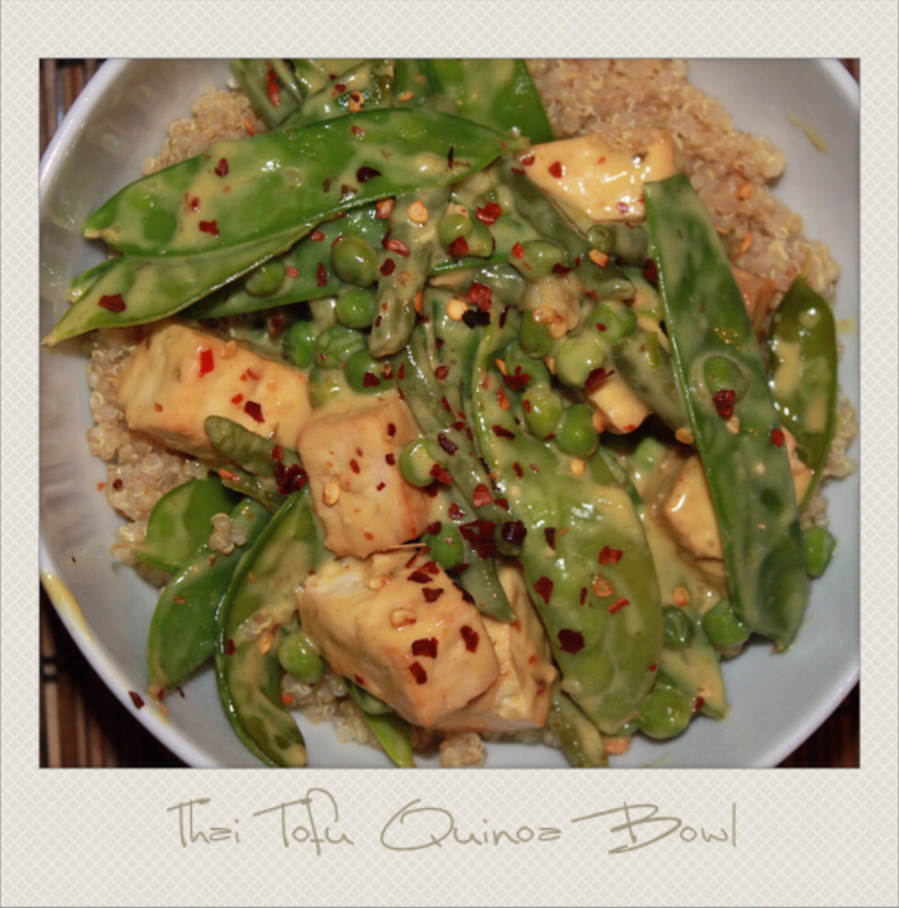 Thai Tofu Quinoa Bowl