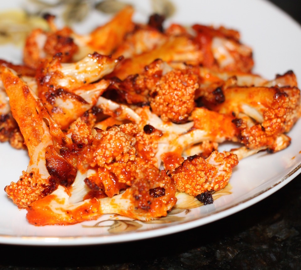 Spicy Buffalo Cauliflower Bites