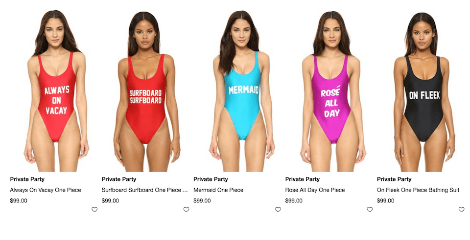 bae watch bathing suit