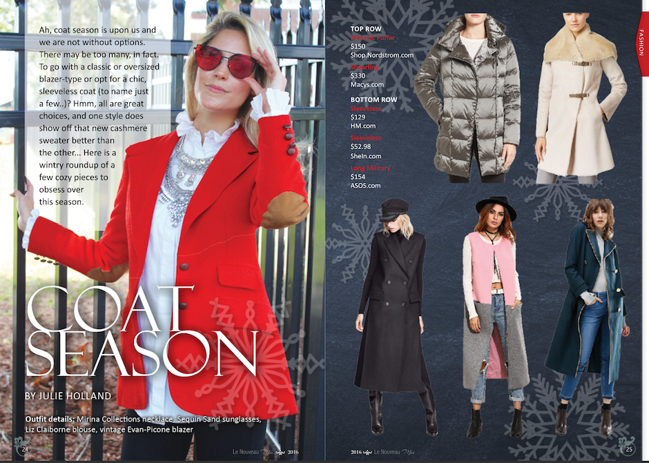 Le Nouveau Moi Nov Dec 2016 Fashion Article