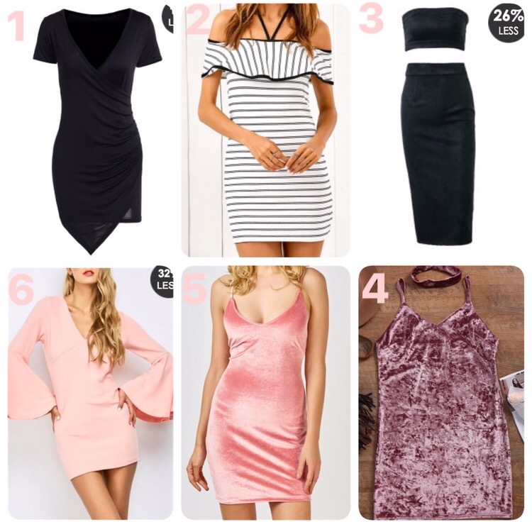 Zaful Strapless Boycon Dress