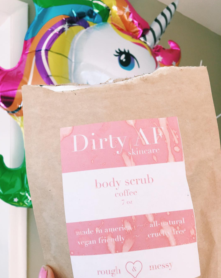 Dirty AF body scrub