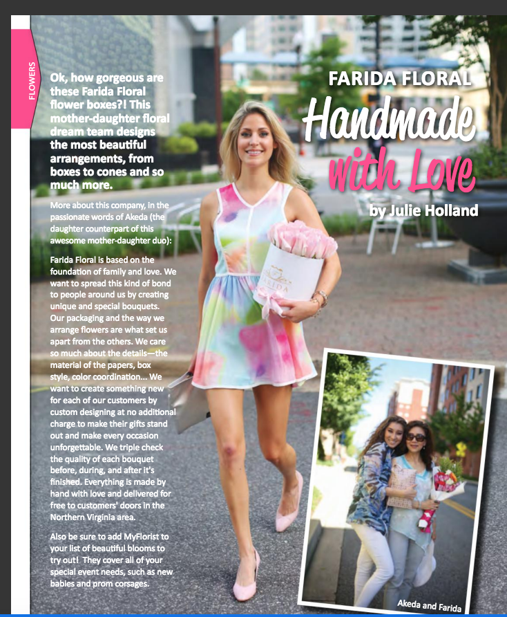 Farida Floral Viva Tysons Magazine