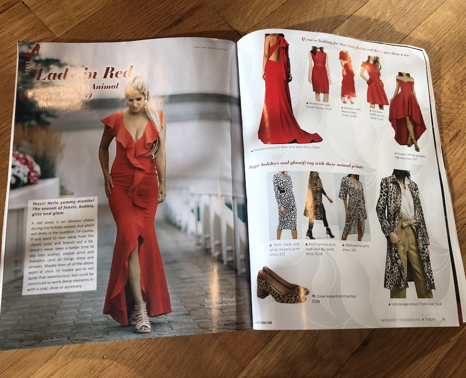 Lady in Red Viva Tysons Magazine 