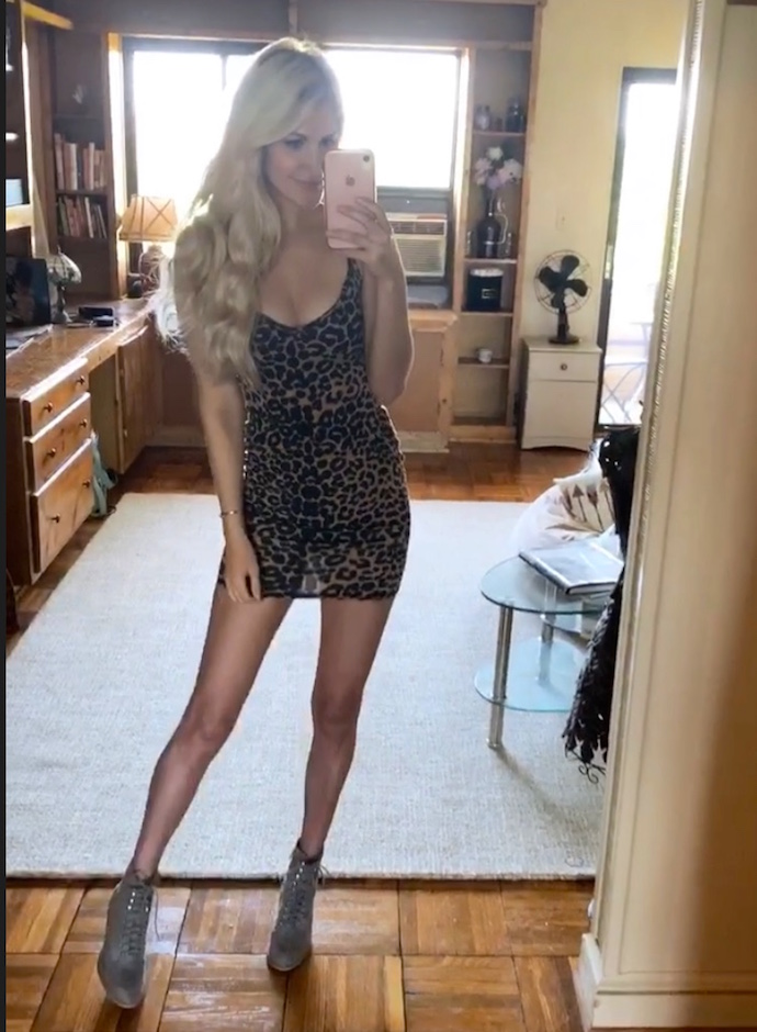 Pretty Little Thing animal print dress