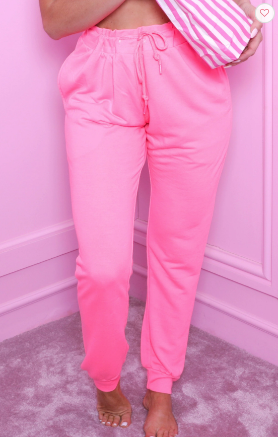 Femme Luxe Pink Joggers