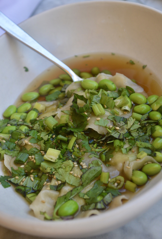 Edamame Dumplings